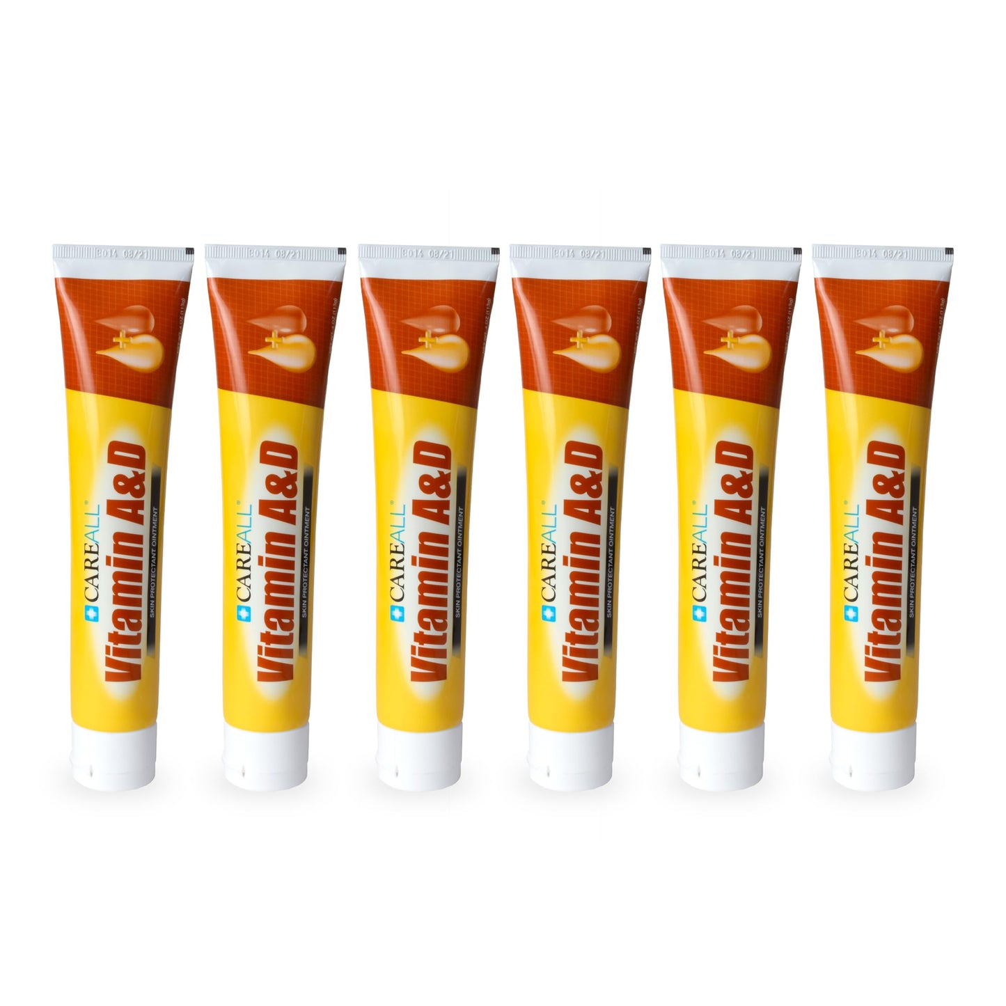 Careall (6 Tubes) 4Oz Vitamin A&D Ointment Treats And Prevents Diaper Rash, Seals Out Wetness. Protects And Relieves Dry Cracked