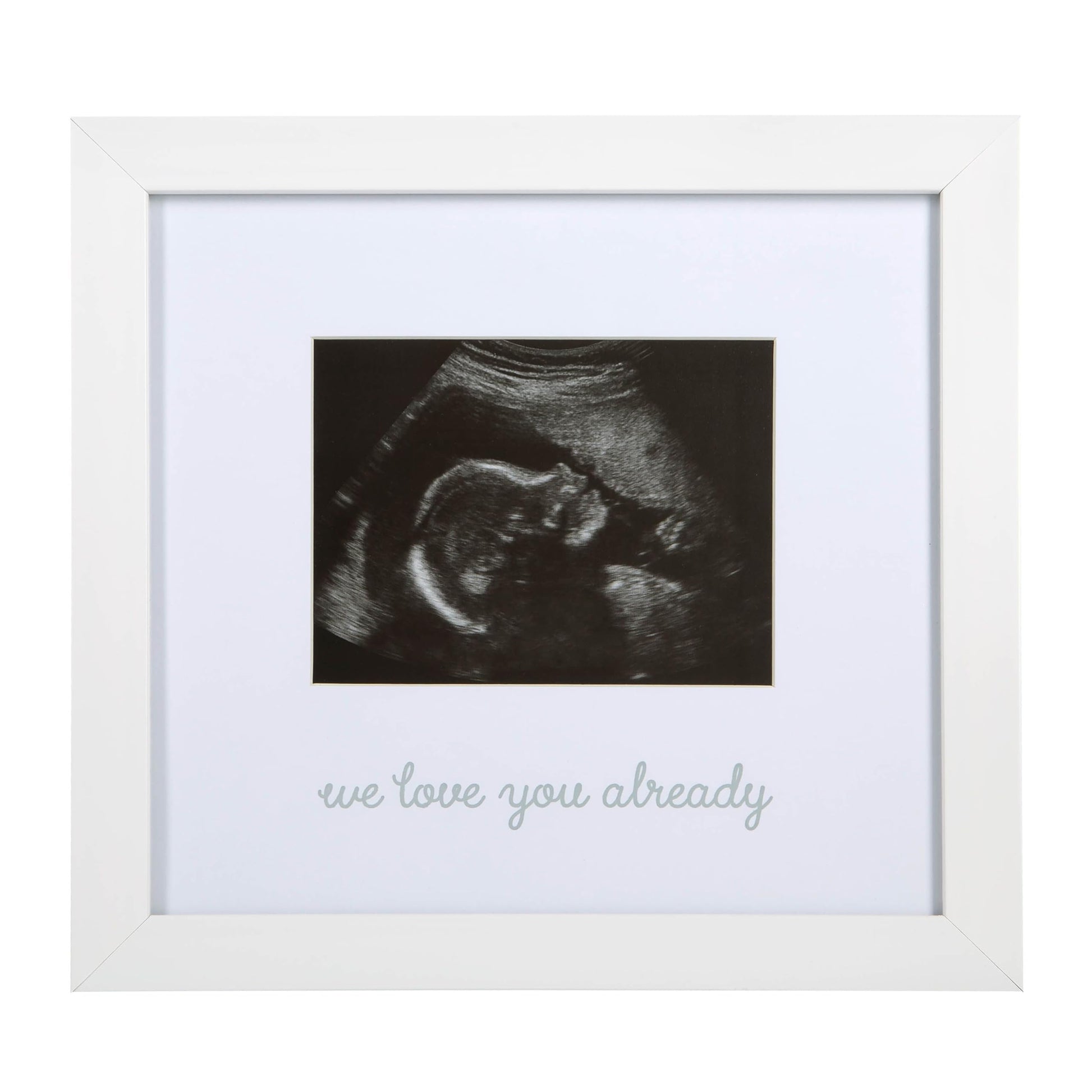 Kate & Milo We Love You Already Ultrasound Picture Frame, Keepsake Sonogram Display, Ideal Gift for Expecting Parents and Pregna