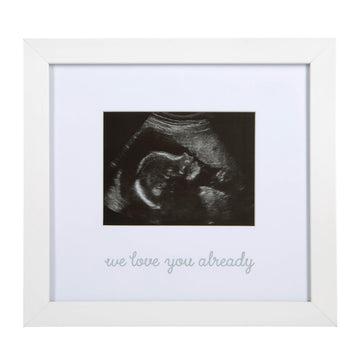 Kate & Milo We Love You Already Ultrasound Picture Frame, Keepsake Sonogram Display, Ideal Gift for Expecting Parents and Pregna