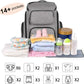 Mancro Diaper Bag Backpack, Multifunctional Travel Dad Diaper Bag With Insulated Pockets, Large Capacity Baby Diaper Backpack Fo