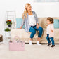 Baby Diaper Caddy Organizer for Girl Boy Rope Nursery Storage Bin Basket Portable Holder Tote Bag for Changing Table Car Travel