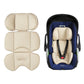 DUSHARKFUN Infant Car Seat Insert - Breathable Head Support for Newborn to Toddler 0-3 Years, Soft Non-Sticky Baby Car Seat Cush