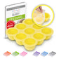 KIDDO FEEDO Baby Food Holder Tray with Silicone Clip-On Lid - Multipurpose Use - Free E-Book by Award-Winning Author/Dietitian -