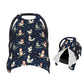 Muishi Chickens Ice Skating Baby Car Seat Canopy Nursing Cover for Newborn Car Seat Breastfeeding Covers Blanket Newborn Shower 