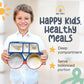 Ari Mes - Divided Car Plate For Toddlers With Spoon And Fork - Fun, Bpa-Free, Shatter- Resistant, Lightweight, Picky Eaters Kids
