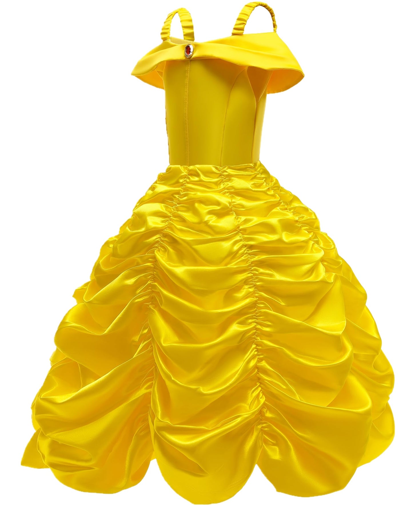 Princess Dresses For Girls Halloween Costumes Princess Belle Costume For Girls Kids 4T 5T(120Cm,E39)