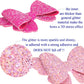 Yazon Baby Girls Glitter Bows Clips Sparkly Butterfly Bows Hair Clips For Toddler Kids Teens 8Pcs