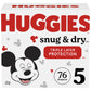 Huggies Snug & Dry Diapers, Size 5