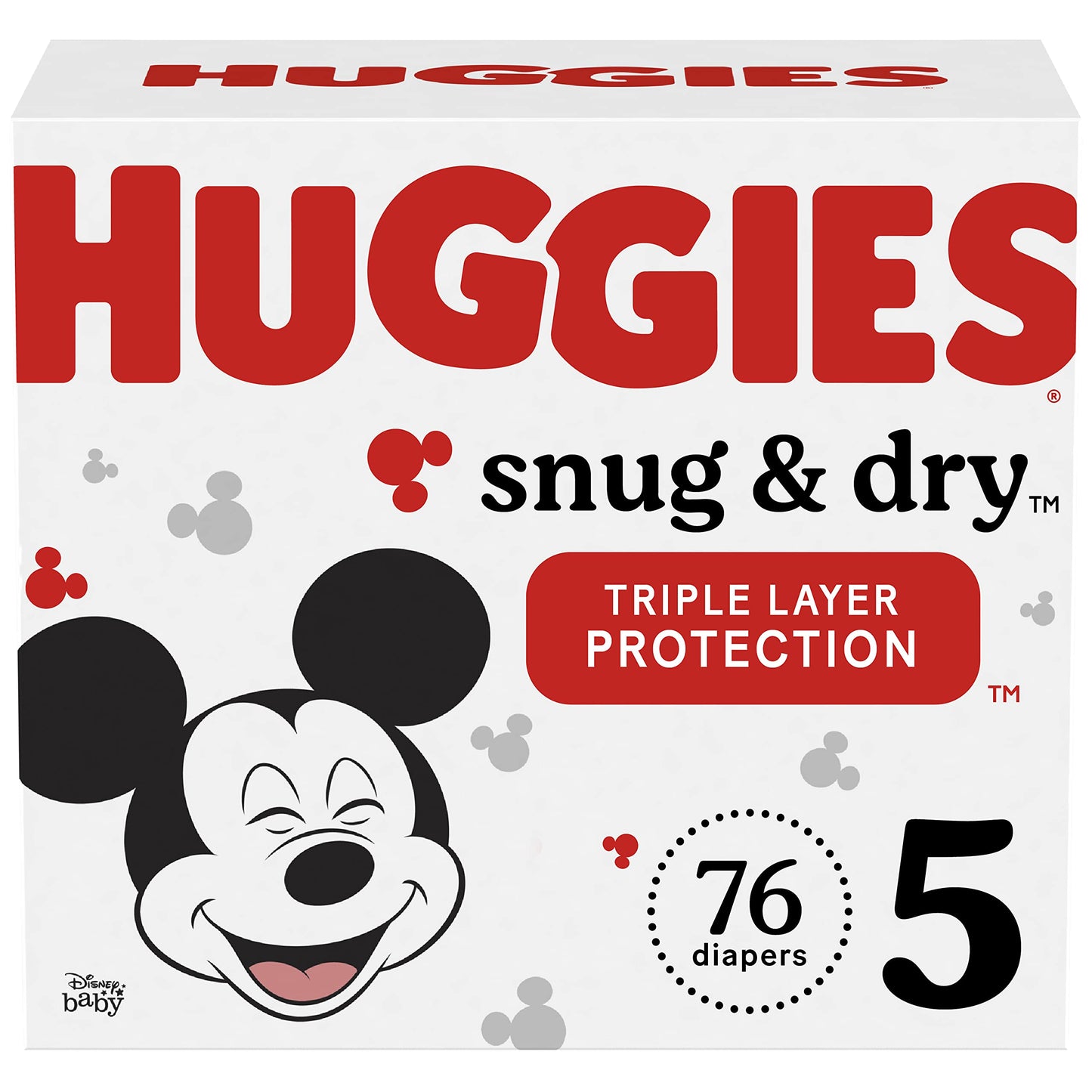Huggies Snug & Dry Diapers, Size 5