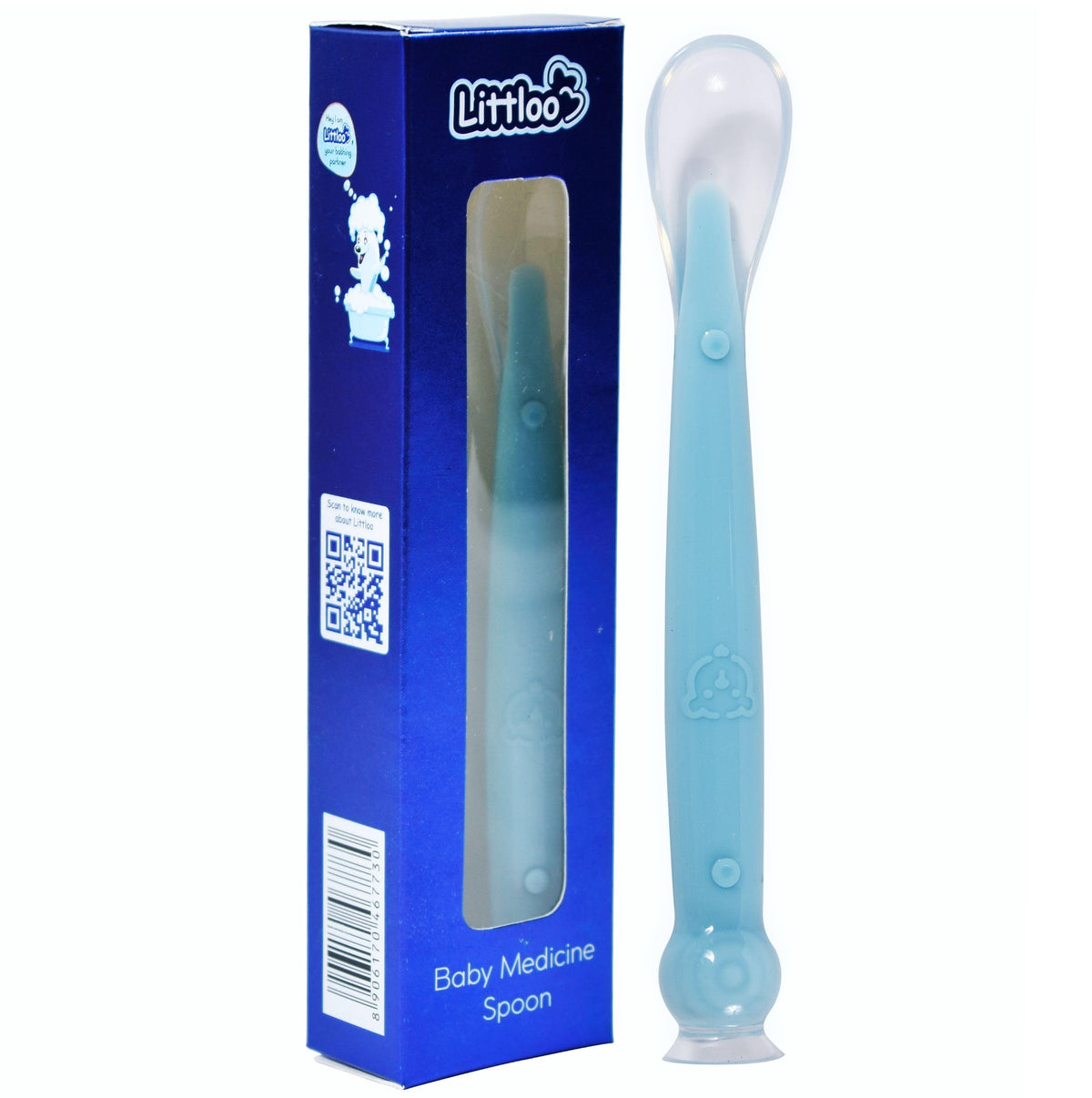 Littloo Baby Medicine Spoon (Blue) | Safe, Simple & Accurate Dosing Every Time