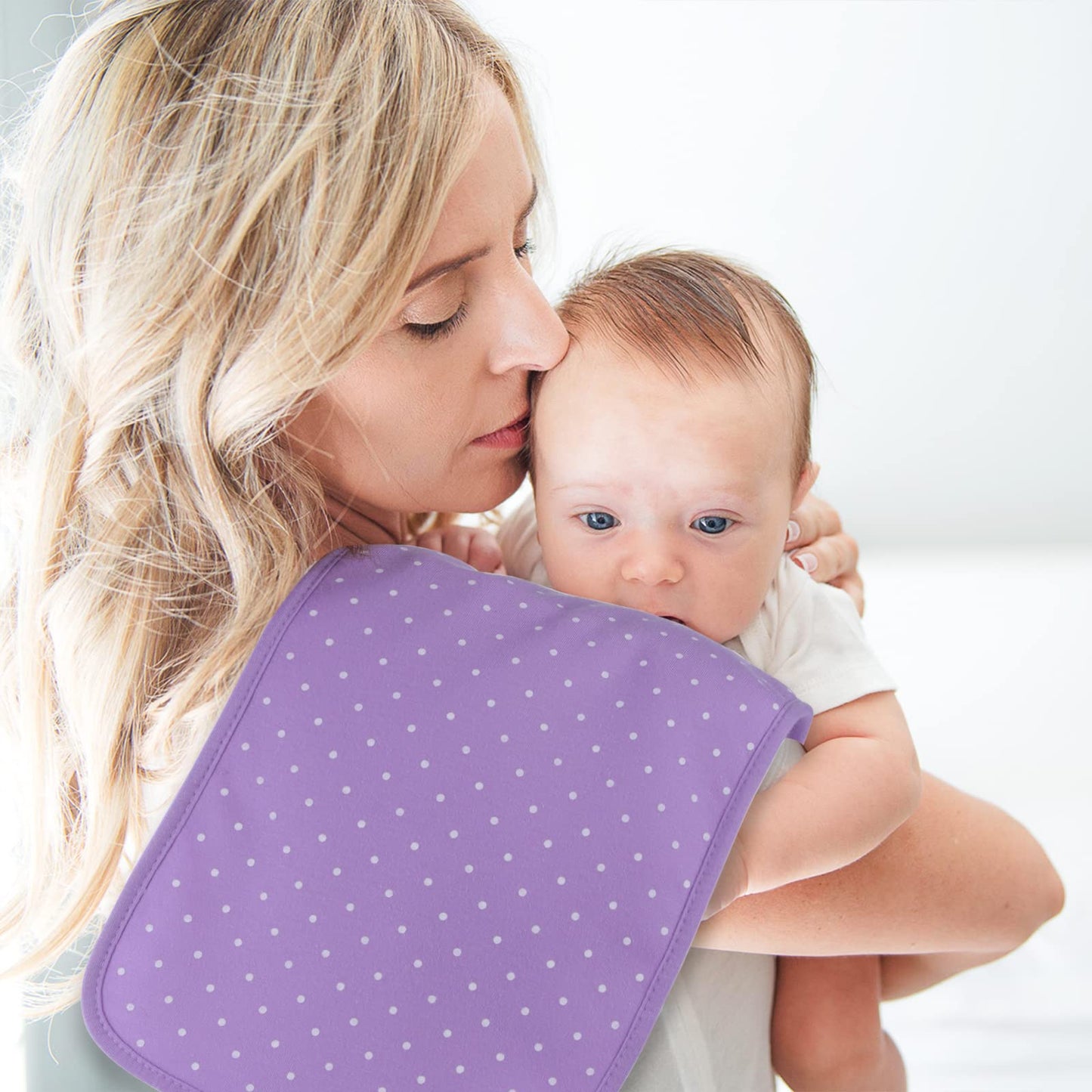 Hakochia Burp Cloths For Baby Girls Organic Cotton Large Burp Clothes Extra Absorbent Soft Burping Rags Spit Up Cloth Sets For N