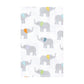 Hudson Baby Unisex Baby Flannel Burp Cloth 10Pk, Teal Elephant, One Size