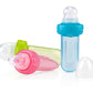 Nuby Ez Squee-Z Silicone Self Feeding Baby Food Dispenser (Varied, 2 Count (Pack Of 1))