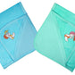 MITWA Enterprises Soft Cotton Baby Hooded Towels  Pack of 2 (Blue || Green)