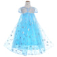 Party Chili Princess Costumes Birthday Dress Up For Little Girls With Crown,Mace,Gloves Accessories 4T 5T Years(120Cm)