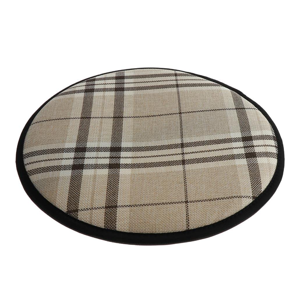 LOOM TREE Nonslip Cotton Office Home Chair Cushion Dining Chair Seat Pad Round 35cm Bedding | Bed Pillows
