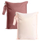Tiny Twinkle Mess Proof Wet Bags | 2-Pack Reusable Waterproof Wet Bags for Swimsuits | Baby Clothes | Travel & Diaper Bag (Rose,