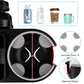 Accmor 3 In 1 Stroller Tray, Stroller Cup Holder Snack Tray, Non-Slip Grip Clip Stroller Accessory Stroller Tray Compatible With
