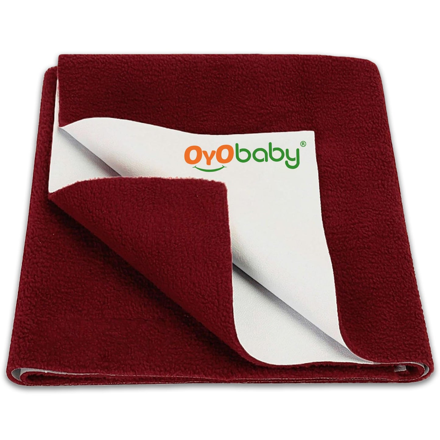Oyo Baby Instadry AntiPiling Fleece Extra Absorbent Quick Dry Sheet For Baby, Baby Bed Protector, Waterproof Baby Sheet, Large 