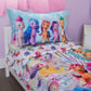 My Little Pony 4 Piece Toddler Bedding Set - Includes Quilted Comforter, Fitted Sheet, Top Sheet, And Pillow Case Character Desi