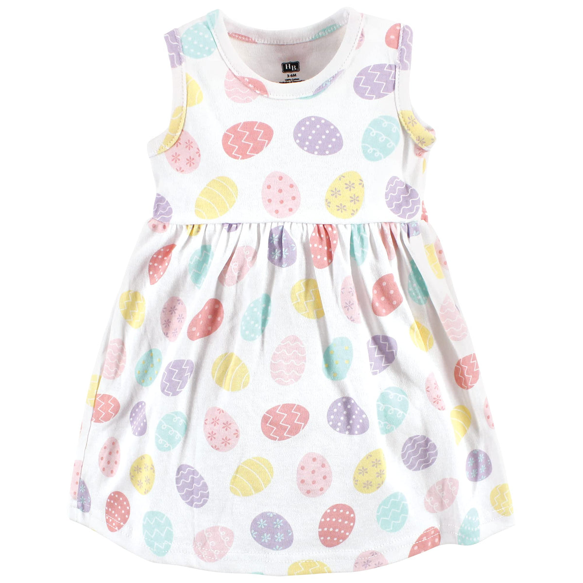 Hudson Baby Baby Girls Hudson Infant Girl Cotton And Cardigan Set, Easter Eggs, 3-6 Months Casual Dress, Easter Eggs, Months Us