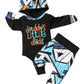 Baby Boy Clothes 6-9 Months Baby Clothing Boy Hoodies Romper Baby Boy Daddys Little Dude Outfit 2Pcs Set Baby Boy Stuff Gifts