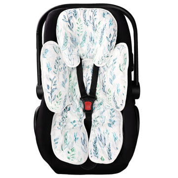 Dilimi Infant Car Seat Insert, 2-In-1 Carseat Head Support For Newborn, Soft Baby Head Support For Car Seat, Stroller, Bouncers,