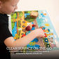Klean Kids Animals On-The-Go Disposable Placemats For Toddlers And Baby (40 Pack) - Fun Disposable Table Mats For Kids That Keep