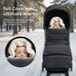 Momcozy Stroller Footmuff Universal | Easily Attaches To Most Strollers | Ultra-Plush,Weather-Proof | Deluxe Warm Stroller Bunti