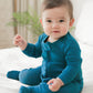 Vaenait Baby Toddler Boys Girls Solid Footie Pajama Cozy Modal Bluegreen 3-6M