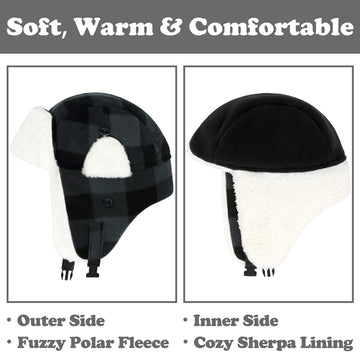 Sherpa Baby Hats - Winter Beanies For Boys & Girls
