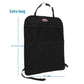 Automuko Kick Mats With Organizer - Premium Thick Waterproof Quality Seat Back Protectors - Extra Long Size With Adjustable Stra