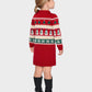 The Children'S Place,Baby-Girls,And Toddler Long Sleeve Sweater Dress,Classic Red Fairisle,18 Months,24 Months