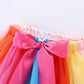 Mud Kingdom Baby Girls Birthday Clothes Set 1 Year Gifts Party T-Shirt And Tulle Skirt Outfit Rainbow 12 Months