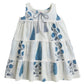 The Magic Wand Floral Printed Sleeveless Tassels Dress For Kids Baby Girls, Casual Summer Frocks Fit & Flare Knee Length Midi Dr