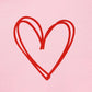 Mommy And Me Valentine'S Day Sweatshirt Love Heart Graphic Family Matching Pullover Casual Long Sleeve Shirt Tops (Kid-Pink, 5-6