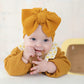 Angla 8 Pack Solid Large Knot Bowknot Hair Bow Beanie Turban Hat Cap India Muslim Islamic Headwrap Winter Hospital Nursery For N