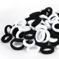 Qarwayoc Small Girls Hair Ties, Baby Toddler Hair Bands, Cotton Kids Hair Ponytail Holders No Damage And Mini Baby Elastic Holde