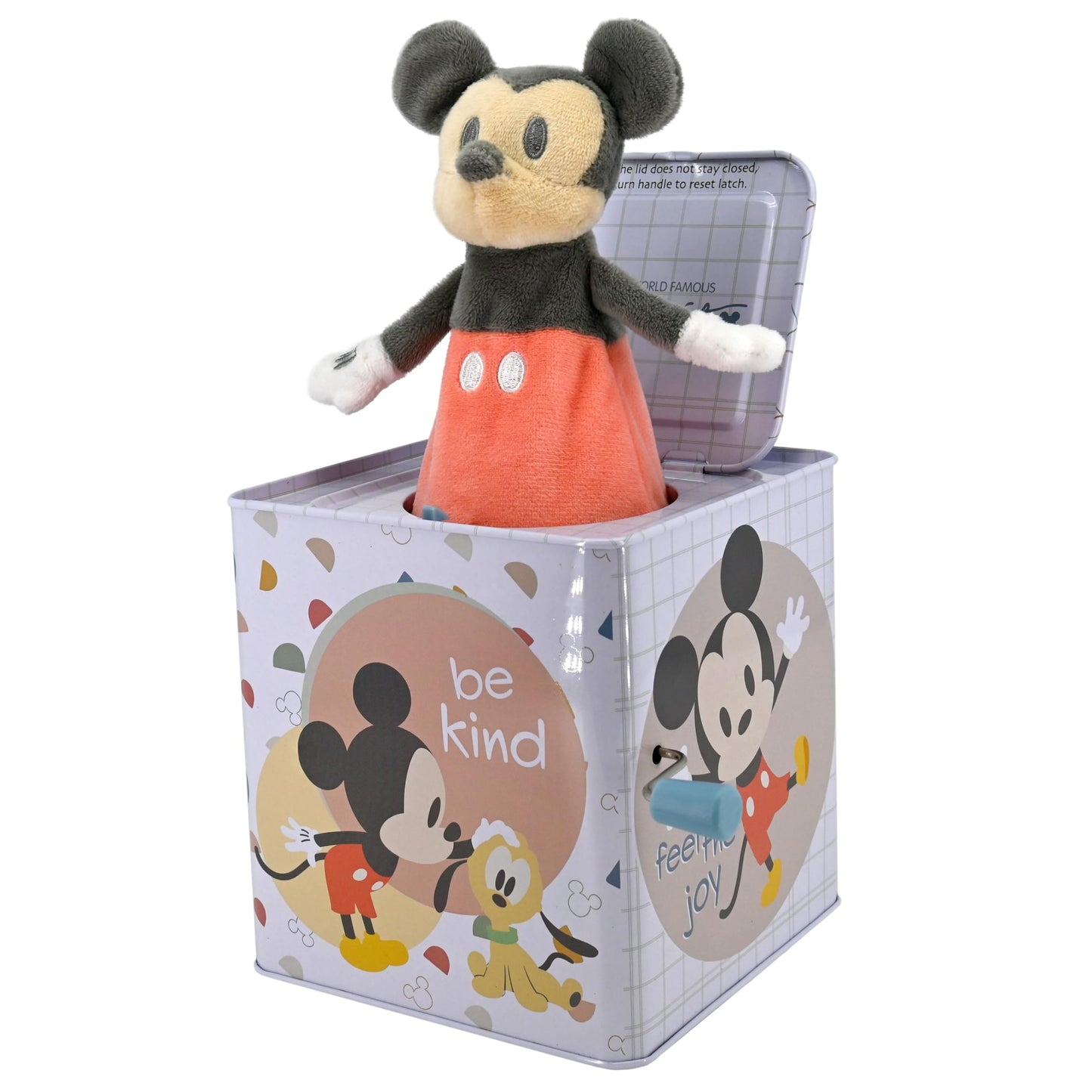 KIDS PREFERRED Disney Baby Mickey Mouse Jack in The Box Musical Toys for Babies and Toddlers, Plays The Mickey Mouse March    Mi