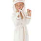 Premium Soft Bath Robe For Toddlers Babies Kids - Organic Bamboo Toddler Robe With Hood - Girls Robe Boys Robe Baby Robe (12-24