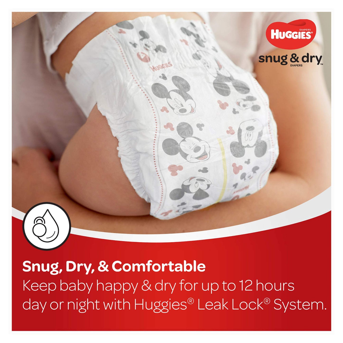 Huggies Snug & Dry Baby Diapers, Size 3, 168 Ct