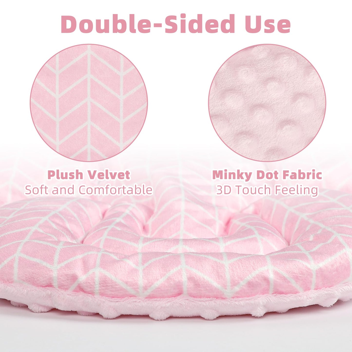 4 In 1 Infant Car Seat Insert, Baby Car Seat Head Body Support For Girls & Boys, Reversible Newborn Car Seat Insert With 3 Extra