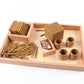 Golden Math Bead Material - Montessori Number Learning Educational Gifts for Kids