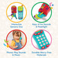 Battat - Sensory Toys - Pretend Phone & Keychain - Toddler Light - Up Toy Car Keys - 10+ Months+ - Light & Sound