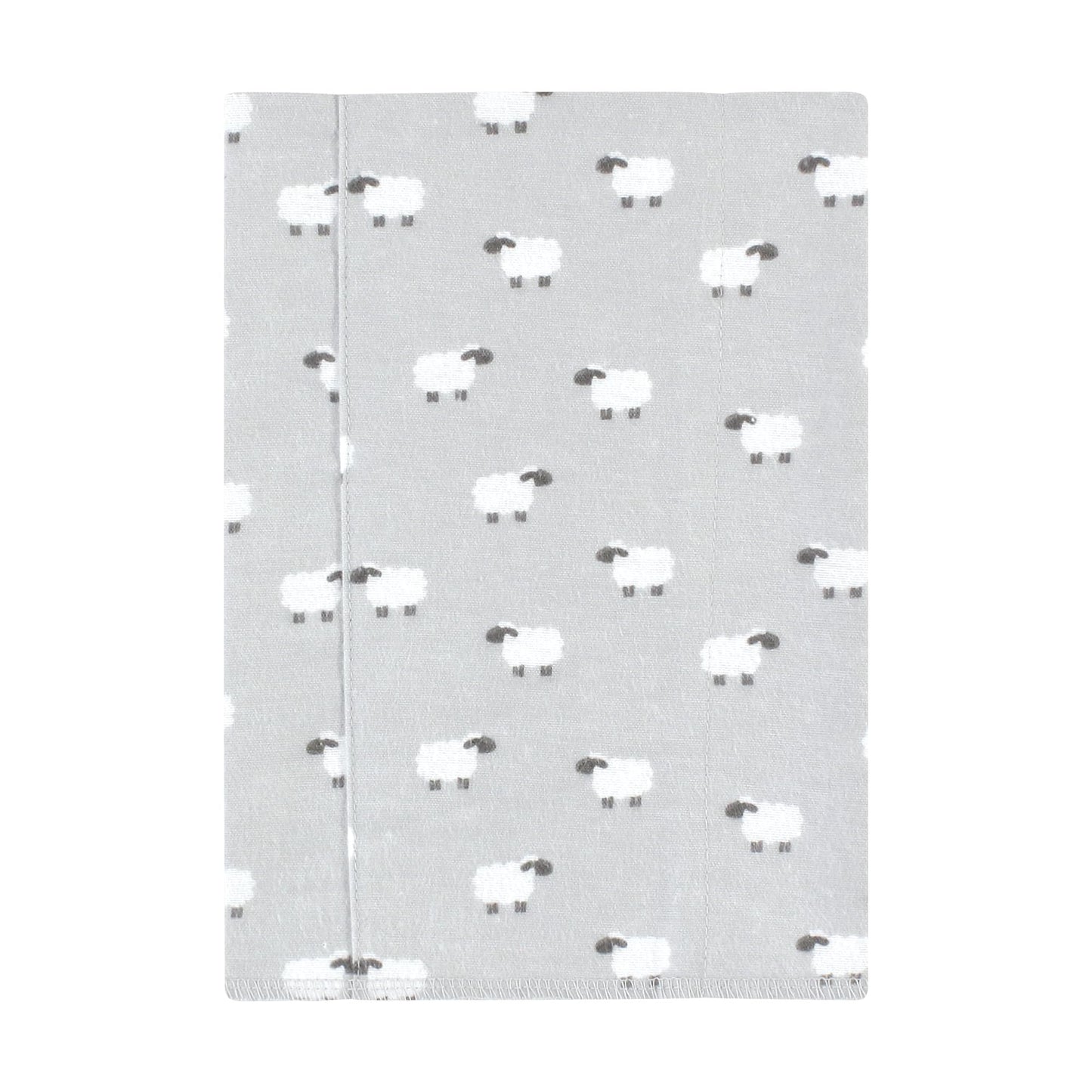 Hudson Baby Unisex Baby Cotton Flannel Burp Cloths, Cute Farm 7-Pack, One Size