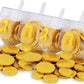 The Dreidel Company Hanukkah Fillable Dreidel Transparent Clear Can Be Filled With Hanukkah Gelt Or Hanukkah Chocolate (96-Pack)
