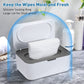 6 Pack Baby Wipes Dispenser Wipe Holder With Lids Refillable Wipes Container With Sealing Design Keeps Wipes Fresh Easy Open And