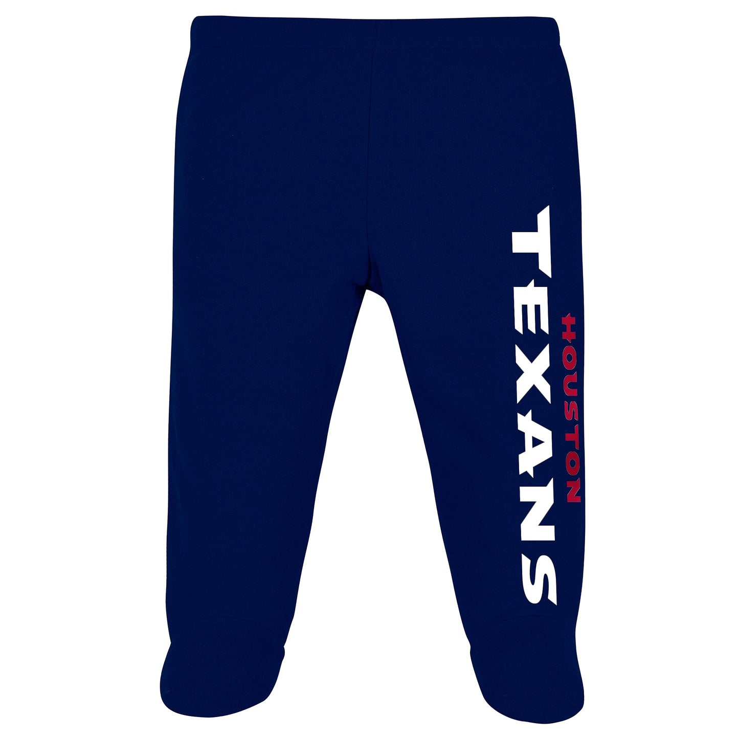 Gerber Nfl Houston Texans 3 Pack Bodysuit Footed Pant And Cap Registry Gift Set, Blue/White Houston Texans, 0-3M