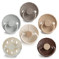 FRIGG SilkySoft Silicone Baby Pacifier 6-Pack Earthy Wonder | Made in Denmark | BPA-Free (6-18 Months)