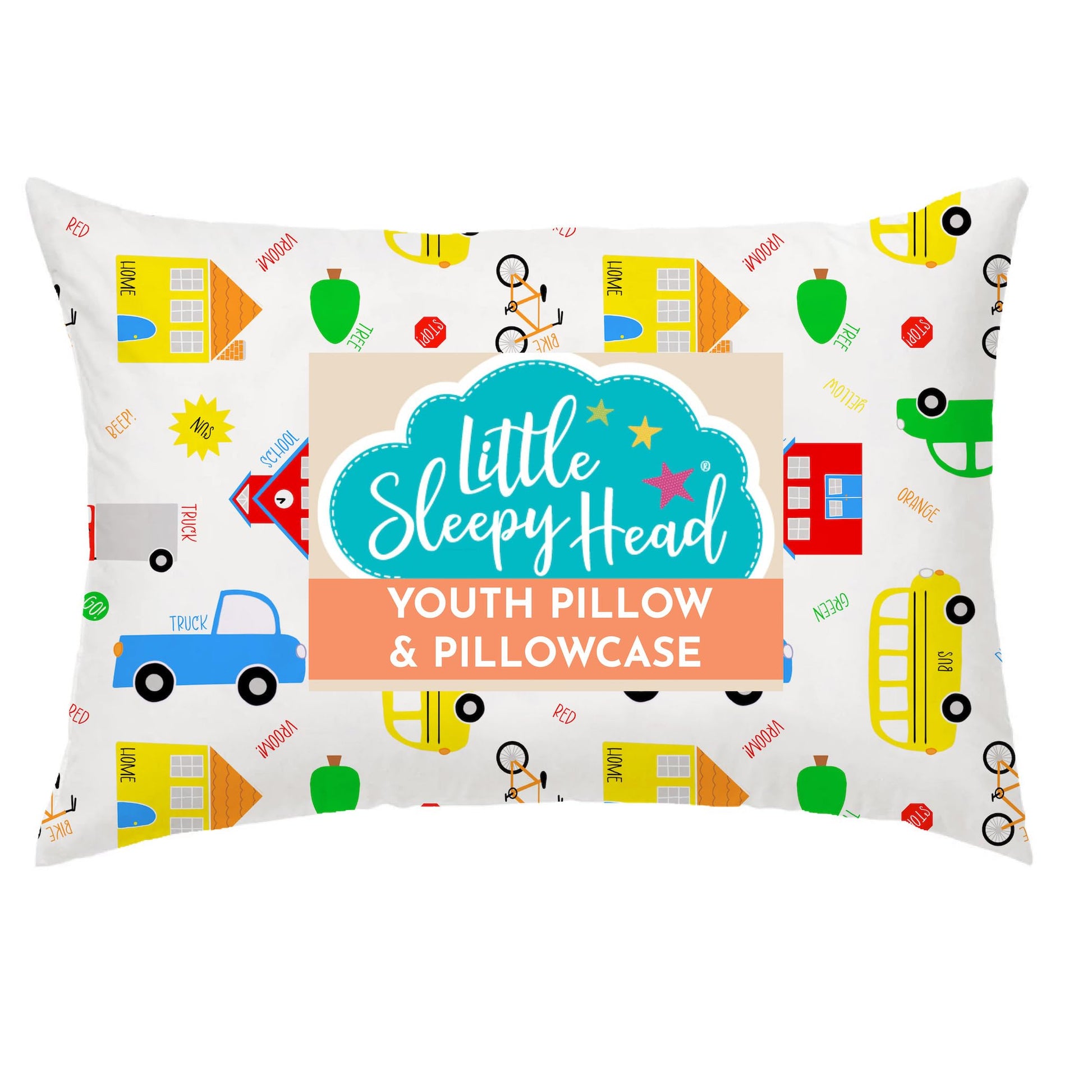 Youth Pillow With Pillowcase 16X22, Soft Jumbo Toddler Pillow, Kids Pillow & Hypoallergenic Pillow Case - Best Kids Pillows For